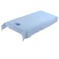 thumbnail image 3 of Ensemble de Draps de Table de Massage en Coton Réutilisable et Lavable, Housse de Matelas de Massage Bleu, 3 of 8