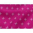 thumbnail image 4 of oneOone Viscose Jersey Fabric Plus Sign Kasuri Decor Fabric Printed BTY 60 Inch Wide, 4 of 5