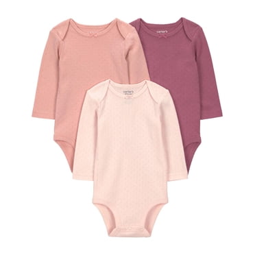 Carter's Child of Mine Fil Ensemble de 3 justaucorps - Rose uni