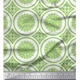 thumbnail image 1 of Soimoi polyester Crepe Fabric Floral Mandala Print Sewing Fabric Yard 42 Inch Wide, 1 of 3