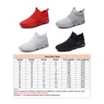 thumbnail image 2 of MAWCLOS Espadrilles pour Hommes à Tige Basse, Bout Rond, Doublées Chaudes, Espadrilles Décontractées Plates, Chaussures de Marche Sport Rouges 11, 2 of 9
