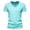 Mint Green, variant on Bmisegm Men Fashion Casual Solid Color V Neck Short Sleeve T Shirt Top Orange L