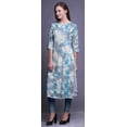 thumbnail image 4 of Bimba Kurti Imprimée à Manches 3/4 Tenue d'Été Kurta Tunique Droite pour Femmes, 4 of 6