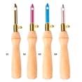 thumbnail image 4 of Maoww Embroidery Needle Metal Portable Colorful Tambour Needle with Wooden Handle, Gold, 4 of 6