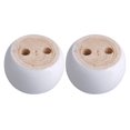 thumbnail image 2 of BQLZR 16 Pcs Pieds Ronds en Bois Massif pour Meubles Canapé 6.7CMx4CM, 2 of 5