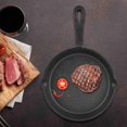 thumbnail image 4 of Vintage Cast Iron Skillet Frying Pan Non Stick for Grilling Gas Furnaces, 4 of 7