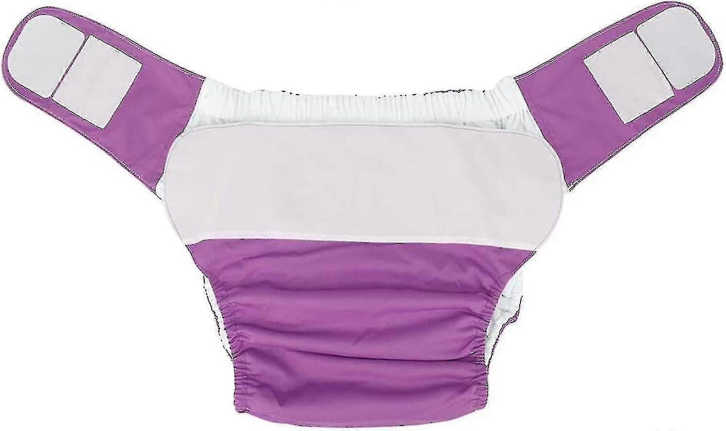Adult Cloth Diapers Adult Swim Diapers Waterproof Washable Reusable Adult Elderly Cloth Diapers Pocket Nappies Adult Nappies(diaper Coffee Color)