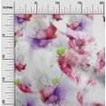 thumbnail image 1 of oneOone Silk Tabby Fabric Flower Watercolor Print Sewing Fabric BTY 42 Inches Wide, 1 of 4