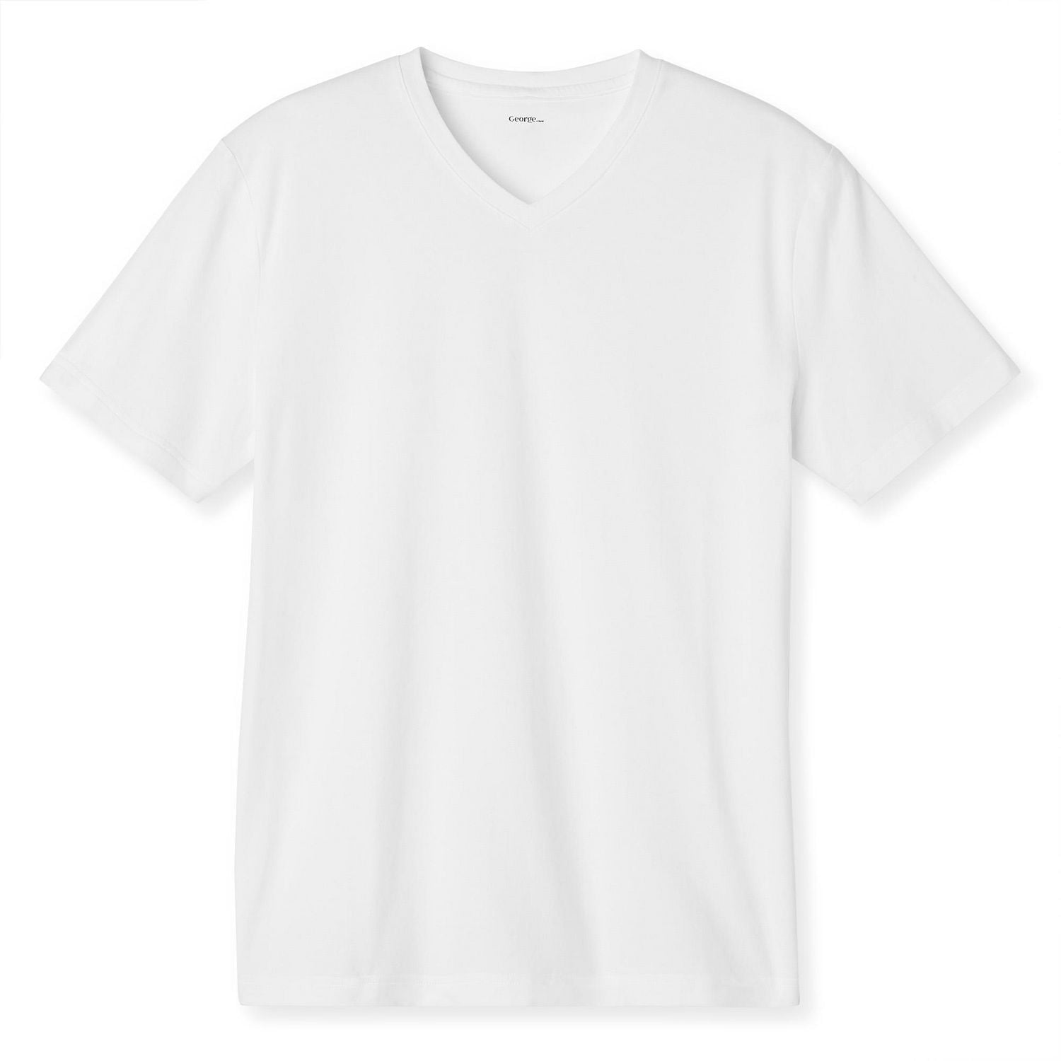 T-shirt extensible George pour hommes à encolure en V