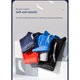 thumbnail image 4 of Boxers, ManUnderwear Men Middle Waist Solid Color Letters Split Comfortable Breathable Boxers Underwear, 4 of 7