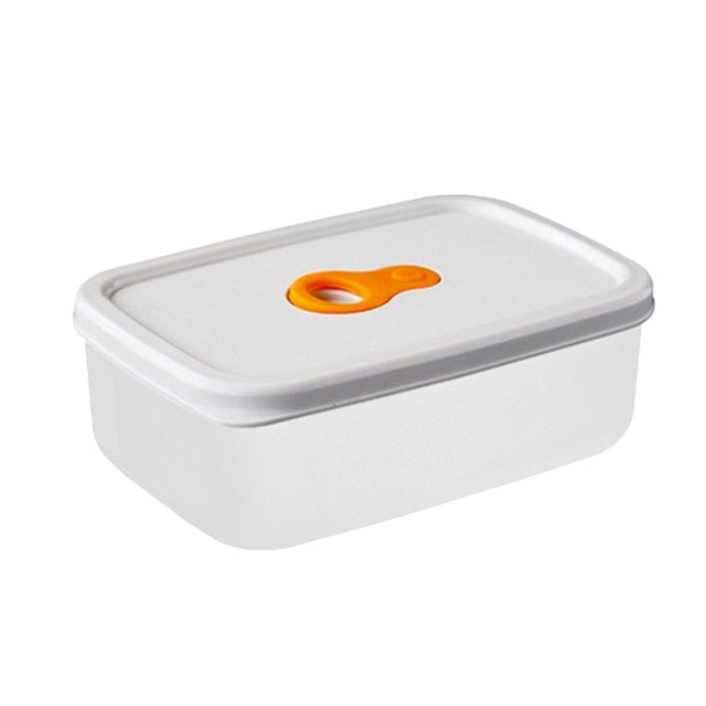 Rbaofujie Fridge Organizer, Stackable Refrigerator Organizer Bins with Lids, Produce Fruit Storage Containers for Storage Clear for Food, Drinks, Vegetable Storage