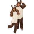 thumbnail image 1 of Deer Onesie Adult Costume, 1 of 4