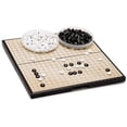thumbnail image 1 of 19 x 19 Magnetic Go Game Set 11 Inches Travel Foldable Board Game Set with Magnetic Plastic Piece for Beginner Kids Adults, 1 of 6