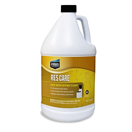 Res Care Liquid Water Softener Cleaner â€“ Cleans Fouled Resin â€“ Restores Softener Efficiency â€“ Restores Resin Capacity â€“ Extends Water Softener Life â€“ Removes Contaminants