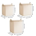 thumbnail image 3 of Meiiso storage Box, storage Bag Large Capacity Folding Clothes Portable Wardrobe Classification Clothes storage Box with Reinforced Handle Zipper suitable for Home Quilt Pillow Blanket Bedding Quilt, 3 of 6