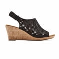 thumbnail image 2 of Rockport Femmes BRIAH Écharpe PERF Noire/nubuck à Talon Compensé, 2 of 4