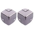thumbnail image 1 of 4Pcs Stainless Steel Cosmetic Case Aluminum Case Corner Protector Wrap Corner Desk Corner Guard(7201A-40), 1 of 9