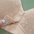 thumbnail image 4 of New Soft Padded Front Closure Bra For Women Comfortable Wireless And Steel Vest Style Plus Size Women S Bras Sports Bra Women Bra with Back Support Women Bras plus Size Front Close Work Out Bra Back, 4 of 7