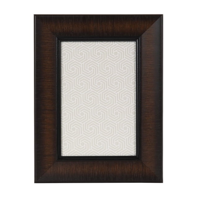 DesignOvation Lynnwood 4" x 6" Smoked Cognac Picture Frame