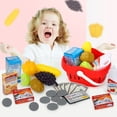 thumbnail image 4 of Multicolor Cashier Toys For Kids, Toy Grocery Store With Checkout Scanner,Fruit Card Reader, 4 of 8