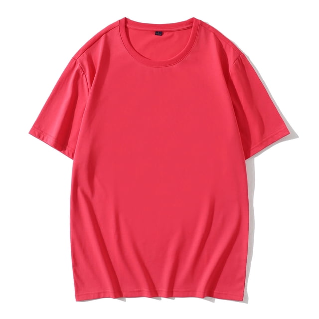CEHVOM T-shirt d'Été pour Homme à Col Rond en Coton Mercerisé à Manches Courtes