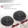 thumbnail image 2 of Pyle PLMRS5B 5.25 Inch Waterproof Low Profile Marine Speakers, Black (2 Pack), 2 of 6