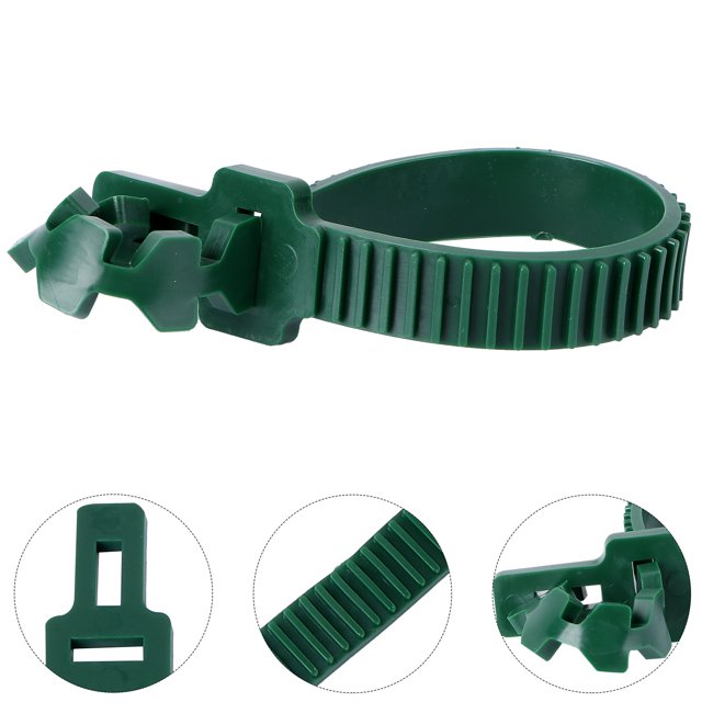 TAILTOSS 20Pcs Tree Belt Fixed Buckle Plastic Gardening Supplies for Plants