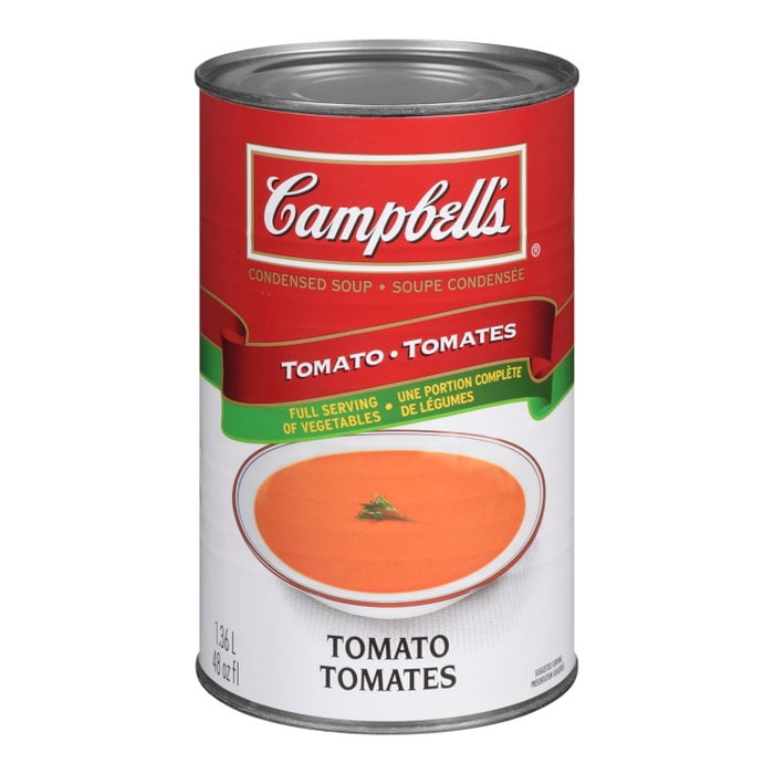 Campbell’s Cream of Tomato Condensed Soup Large, 1.36 L – Rich & Classic Tomato Soup