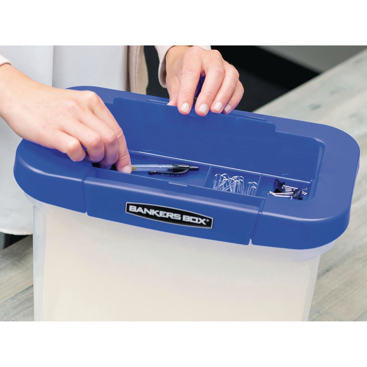 Bankers Box® Heavy Duty Portable File Box