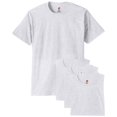 thumbnail image 5 of Hanes T-Shirts à Col Ras du Cou ComfortSoft pour Hommes, Lot de 4, 4TG, Noir, 5 of 5