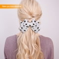 thumbnail image 3 of Large Bande de Cheveux Noeud Papillon Épais Réglable Multicolore Poneytail Titulaire Bobby Snag Libre Cheveux Corde Bobby Broches Scrunchies pour les Filles de Style Cadeau Heart01, 3 of 5