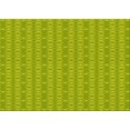 thumbnail image 1 of Ahgly Company Machine Washable Indoor Rectangle Transitional Neon Yellow Green Area Rugs, 2' x 5', 1 of 7