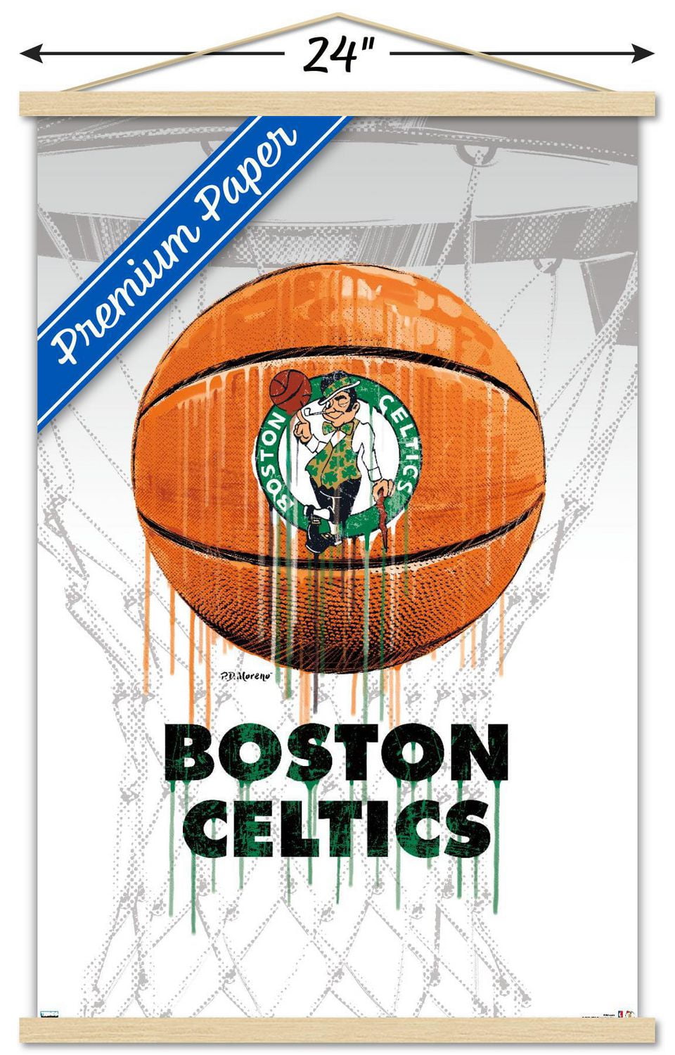 NBA Boston Celtics - Ballon goutte à 20