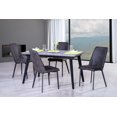 thumbnail image 2 of Topline Home Furnishings Grey Padded Side Chairs, 2 of 3