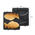 thumbnail image 3 of Mistaha Waffle Plates 14*14cm Black Style F for Waffle Maker type3003, 3 of 8