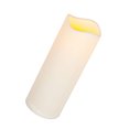 thumbnail image 2 of Timer LED Flameless Candle - Indoor/Outdoor Bisque Candle, 8" Tall X 3" Diameter, 2 of 3