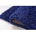thumbnail image 3 of Ladole Rugs Solid Color Shaggy Meknes Durable Beautiful Turkish Indoor Big Runner Rug in Navy Blue 2'7" x 9'10", 3 of 4