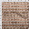 thumbnail image 4 of oneOone Cotton Silk Brown Fabric Abstract Fabric For Sewing Printed Craft Fabric By The Yard 42 Inch Wide, 4 of 4