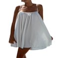 thumbnail image 3 of Robe Sans Manches à Bretelles Spaghetti pour Femmes, Coupe Ample, Dos Nu, pour Fête, 3 of 7