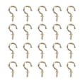 thumbnail image 1 of Miangastore 20pcs Heavy Duty Copper Plated Metal Screw-In Ceiling Hooks Cup Hooks Hanger, 1 of 8