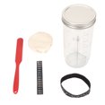 thumbnail image 2 of Sourdough Starter Kit, Fully Equipped Tools Sourdough Bread Starter Kit 24oz Glass With Spatula For Kitchen, 2 of 8
