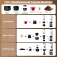 thumbnail image 4 of Cafetière à Capsules Sans Fil Portable pour la Maison, le Camping, le Voyage, Rechargeable par USB 3 en 1, 4 of 6