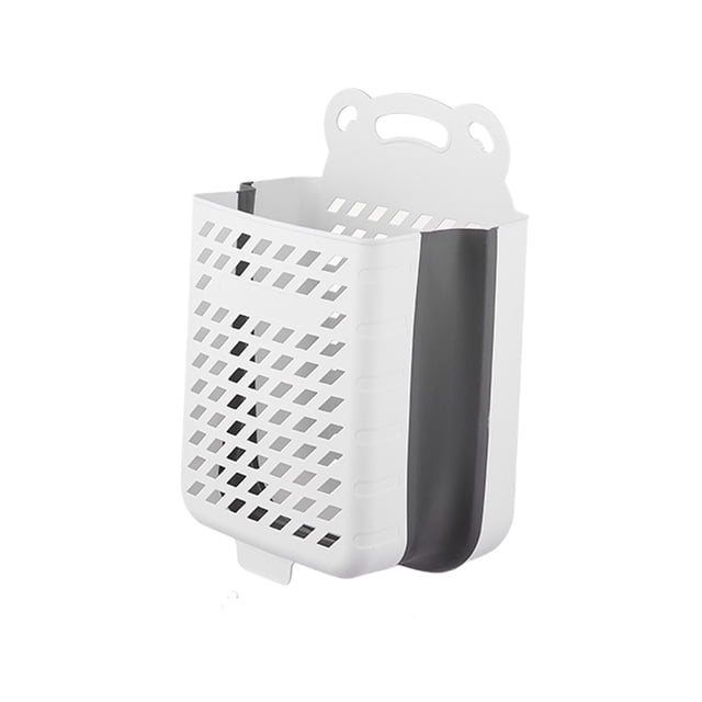 Ohufall Wall Hanging Foldable Dirty Laundry Basket Large Capacity Hole-less Design For Home Bathroom Clothes Storage Laundry Basket Storage Basket Collapsible Laundry Baskets