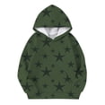 thumbnail image 4 of FAOWME Sweat à Capuche Imprimé à Manches Longues pour Filles, Vert Foncé 9-10 Ans, 4 of 4