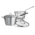 thumbnail image 1 of Tramontina Pro Fusion Friteuse Antiadhésive en Aluminium Lourd de 5,5 Pintes 3,2 mm avec Couvercle, Progrey, Compatible Four, Compatible Lave-Vaisselle, 1 of 5