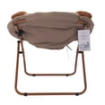 thumbnail image 4 of Mainstays Kids Dog Character Saucer Chair, Brown, 4 of 10