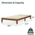 thumbnail image 4 of Zinus Lucinda 10 inch Wood Platform Bed Frame, 4 of 5