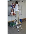 thumbnail image 2 of COSCO Lite Solutions 2 step Aluminum Step Stool (Aluminum and Black, 8ft 2in Max Reach), 2 of 4