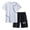 Blanc, variante sur Ymyiu Ensembles pour Enfants 2 Pcs Ensemble Sans Manches pour Enfants Respirant Léger Taille Élastique pour Tenues de Sport d'Été Taille 12-13 Ans (Vert, 12-13 Ans)