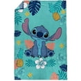 thumbnail image 3 of Disney Lilo and Stitch Kids Island Vibes Fleece Blanket, 100% Polyester, 3 of 5